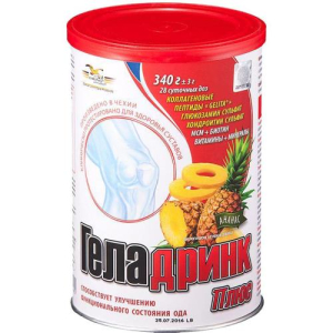 Геладринк плюс порошок 340г ананас бад