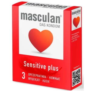 Маскулан презервативы №3 сенситив плюс нежные  [masculan]