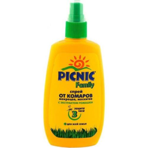 Пикник фэмили спрей п/комаров 120мл.