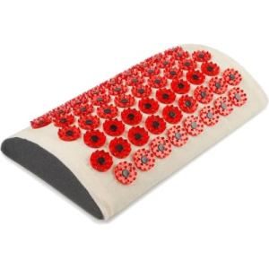 Тибетский аппликатор массажер медицинский магнит. валик д/поясницы красн.