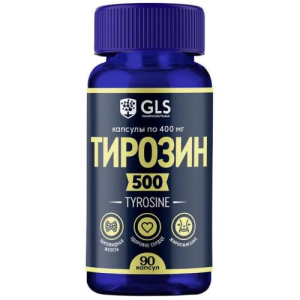 Джи эл эс тирозин капсулы 500мг 400мг №90 бад