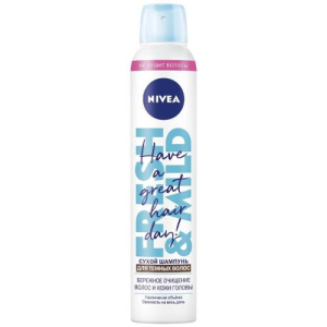 Нивея шампунь сухой 200мл д/темн. волос