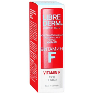 Либридерм витамин ф помада для губ 4г восстан. жирная