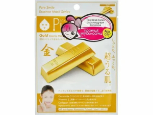 Сансмайл эссенс маска для лица №1 антиоксидантная с коллоидным золотом