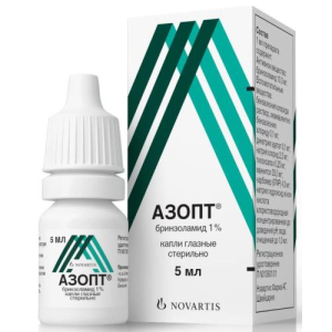 Азопт капли глазные 1% 5мл