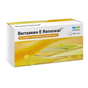 Реневал витамин е (альфа-токоферола ацетат)  капсулы 100мг 330мг №30 (бад)