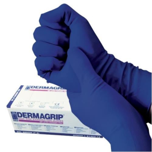 Дермагрип хай риск перчатки смотр. н/стер. р.m пара