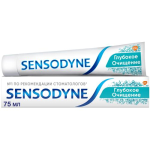 Сенсодин зубная паста 75мл глубокое очищение Сенсодин зубная паста 75мл глубокое очищение