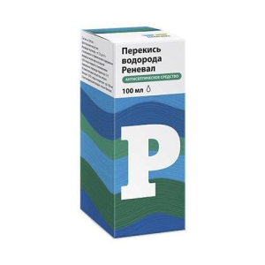 Перекись водорода реневал раствор для местного и наружного применения 3% 100мл Перекись водорода реневал раствор для местного и наружного применения 3% 100мл