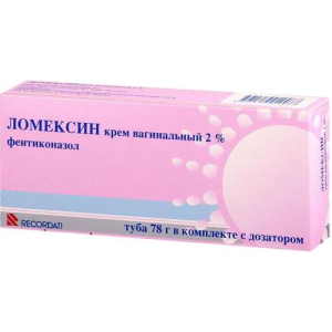 Ломексин крем для вагинального и наружного применения 2% 78г в комплекте с дозатором