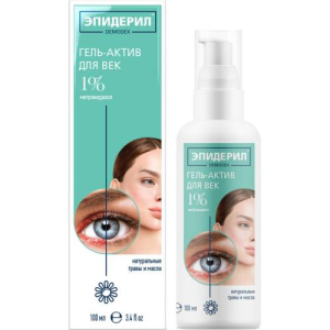 Эпидерил демодекс гель-актив 100мл д/век метронидазол + травы