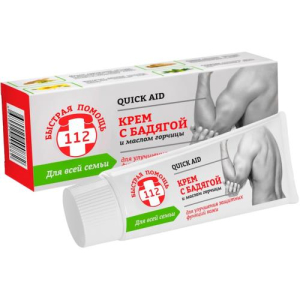 Быстрая помощь крем д/кожи 75мл бадяга+масло горчицы