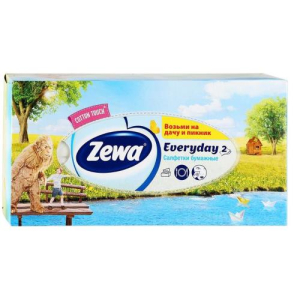 Зева салфетки бумажные №100 евридей