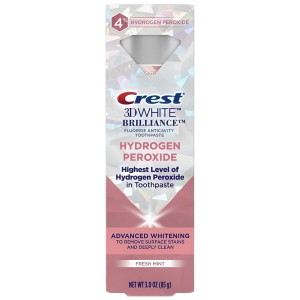 Крест 3д уайт зубная паста 85г brilliance hydrogen peroxide отбеливающая