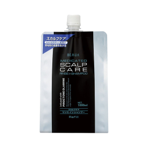 Кумано косметикс беау шампунь 1000мл муж для лечения кожи головы