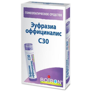 Эуфразиа оффициналис с30 гранулы гомеопатические 4г 