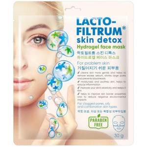 Лактофильтрум скин детокс маска для лица 30г очищ гидрогелевая д/пробл/жирн кожи с увл эффектом