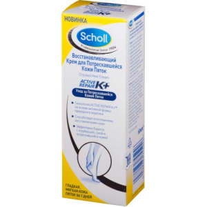 Шолл крем для ног 60мл восст. д/потреск. кожи пяток