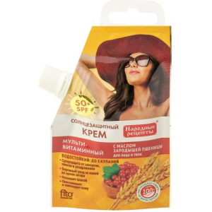 Народные рецепты крем д/лица и тела с/защит. мультивит. spf50 50мл.