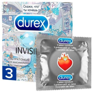 Дюрекс инвизибл презервативы №3 эмоджи