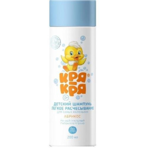 Кря-кря шампунь 200мл д/самых мален. легкое расчес. абрикос 0 +