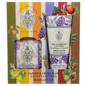 Ла флорентина набор фруктовые сады (мыло флорент. ирис и лаванда 106г + крем д/рук 75мл)
