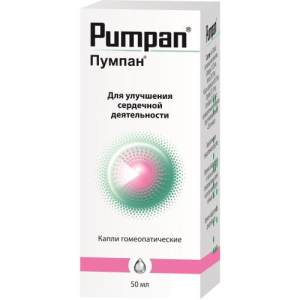 Пумпан капли гомеопатические 50мл