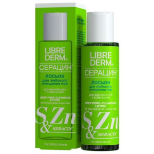 Либридерм серацин лосьон для лица 100мл глубокое очищение пор