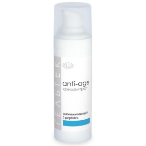 Гельтек анти-эйдж концентрат 30мл омолаживающий  5 пептидов