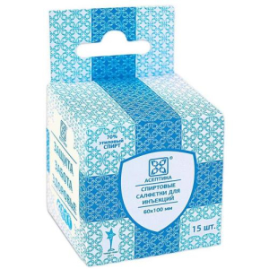 Асептика салфетка спиртовая №15 60х100мм
