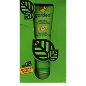 Гардекс фэмили крем-гель 25мл 2в1 от комаров+бальзам после укусов 