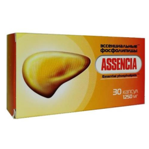 Эссенциальные фосфолипиды капсулы 1250мг №30 с экстр. расторопши и вит. группы в