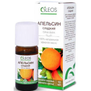 Олеос масло эфирное 10мл апельсин сладкий