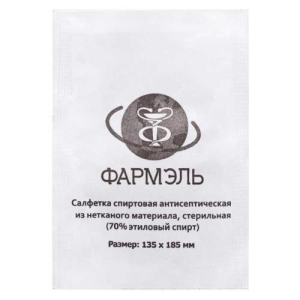 Фармэль салфетка спиртовая №1 135x185мм