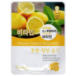 Натурбай маска для лица 23мл тканев. с витамином с