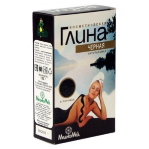 Медикомед глина 100г косметическая черная Медикомед глина 100г косметическая черная