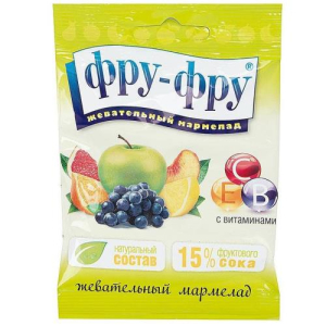 Фру-фру мармелад жевательный 30г азбука