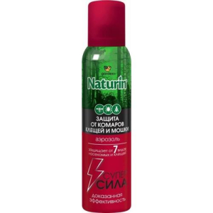 Гардекс натурин аэрозоль 150мл супер сила 3в1 от комаров клещей и мошек