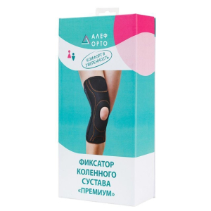 Алеф фиксатор коленного сустава разъемн с гибк ребрами р.L /арт колпрр-а/