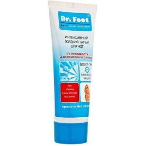 Доктор фут жидкий тальк 75мл д/ног интенсив.
