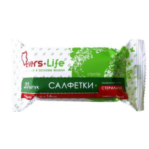 Эверс-лайф салфетка стер. 2-х сл. 16х14см. №20 [evers life]