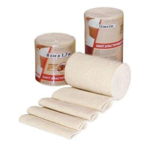 Лаума бинт медицинский эластичный 8смx1,7м