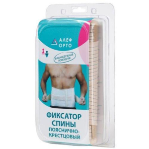 Алеф фиксатор спины пояснично-крестцовый р.xxl /арт.фсп/