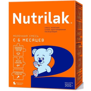 Нутрилак 2 смесь молочная сухая 300г 6-12мес