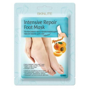 Скинлайт-259 маска-носки д/ног инт. увлаж. абрикос №1 [skinlite]