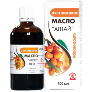Облепиховое  масло для приема внутрь местного и наружного применения 100мл Облепиховое  масло для приема внутрь местного и наружного применения 100мл