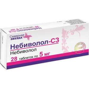 Небиволол-СЗ таблетки 5мг №28