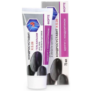 Природная аптека гель-бальзам для тела 75мл хондросуставит x.s.28 форте шунгит + хондроитин /арт.210503/
