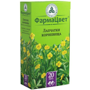 Лапчатки корневища сырье растительное измельченное 2,5г №20 