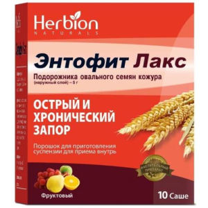 Энтофит лакс порошок для приготовления суспензии для приема внутрь 5.3 10г фруктовый Энтофит лакс порошок для приготовления суспензии для приема внутрь 5.3 10г фруктовый